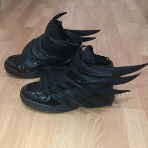 Adidas Jeremy Scott dark knight win patent leather